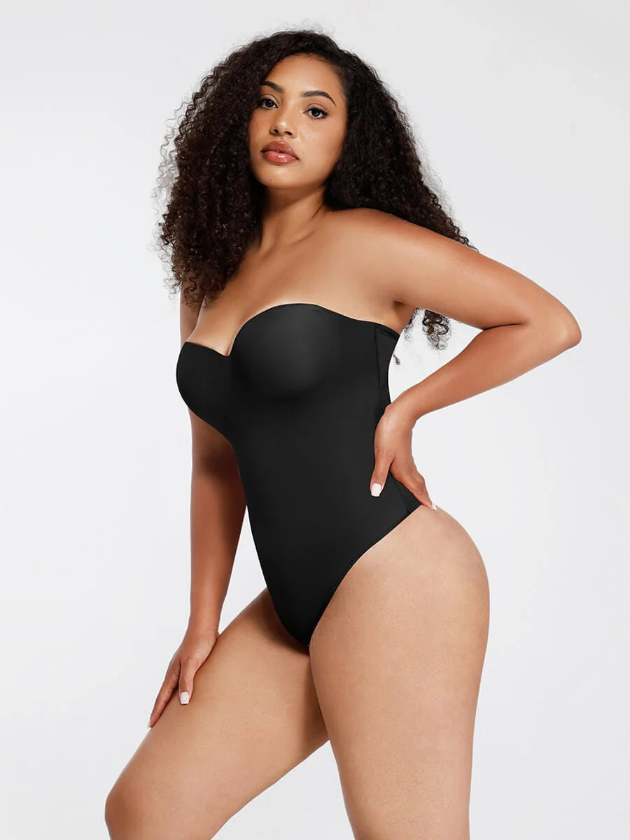 Removable straps Waist And Abdomen Shaping Bodysuit