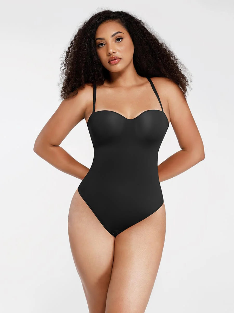 Removable straps Waist And Abdomen Shaping Bodysuit